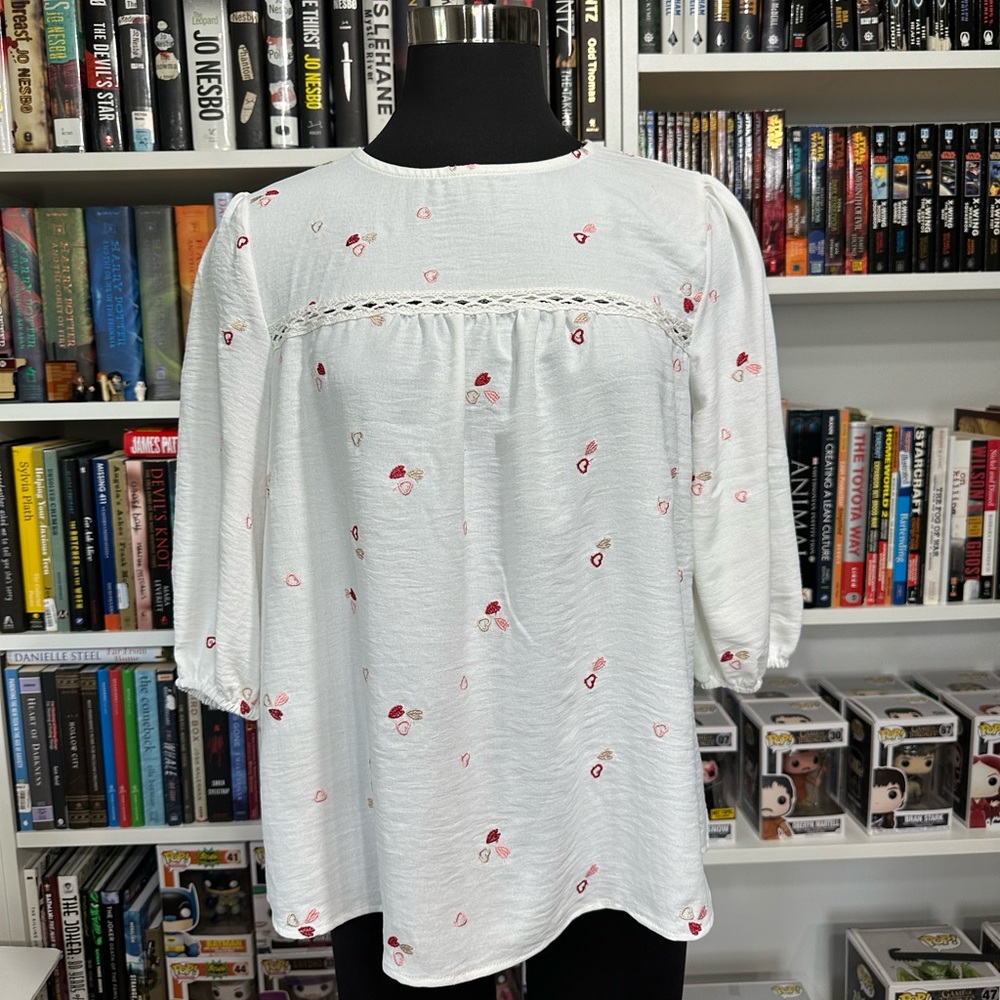 Fig and Flower top NWT